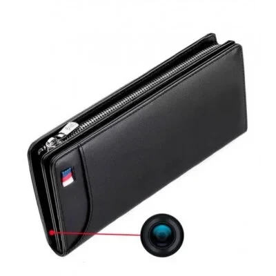 LIVE View WIFI Notebook Wallet Hidden Camera, Wireless Spy Camera Wallet Notebook 4K LIVE Audio Video, Hand Hold Card Holder Wallet Spy Camera