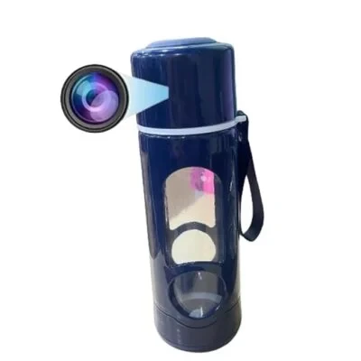 Full HD Water Bottle Portable WiFi Spy Camera, Water Bottle Hidden Camera with Remote Viewing, Water Bottle Portable Live WiFi Camera Audio Video Recorder Support Motion Detection Indoor Outdoor Security Camera