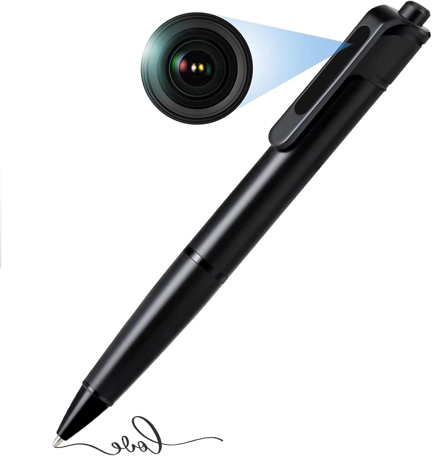 Full HD Spy Pen Camera, Invisible Lens Hidden Pen Camera with Audio Video Recording