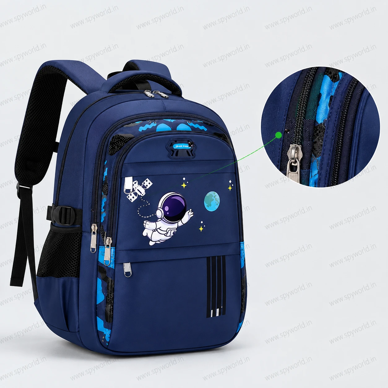1080P HD WiFi Spy Camera School Bag, Beside Hidden Camera Lens School Bag, Live Monitoring, Motion Detection & 24H Battery