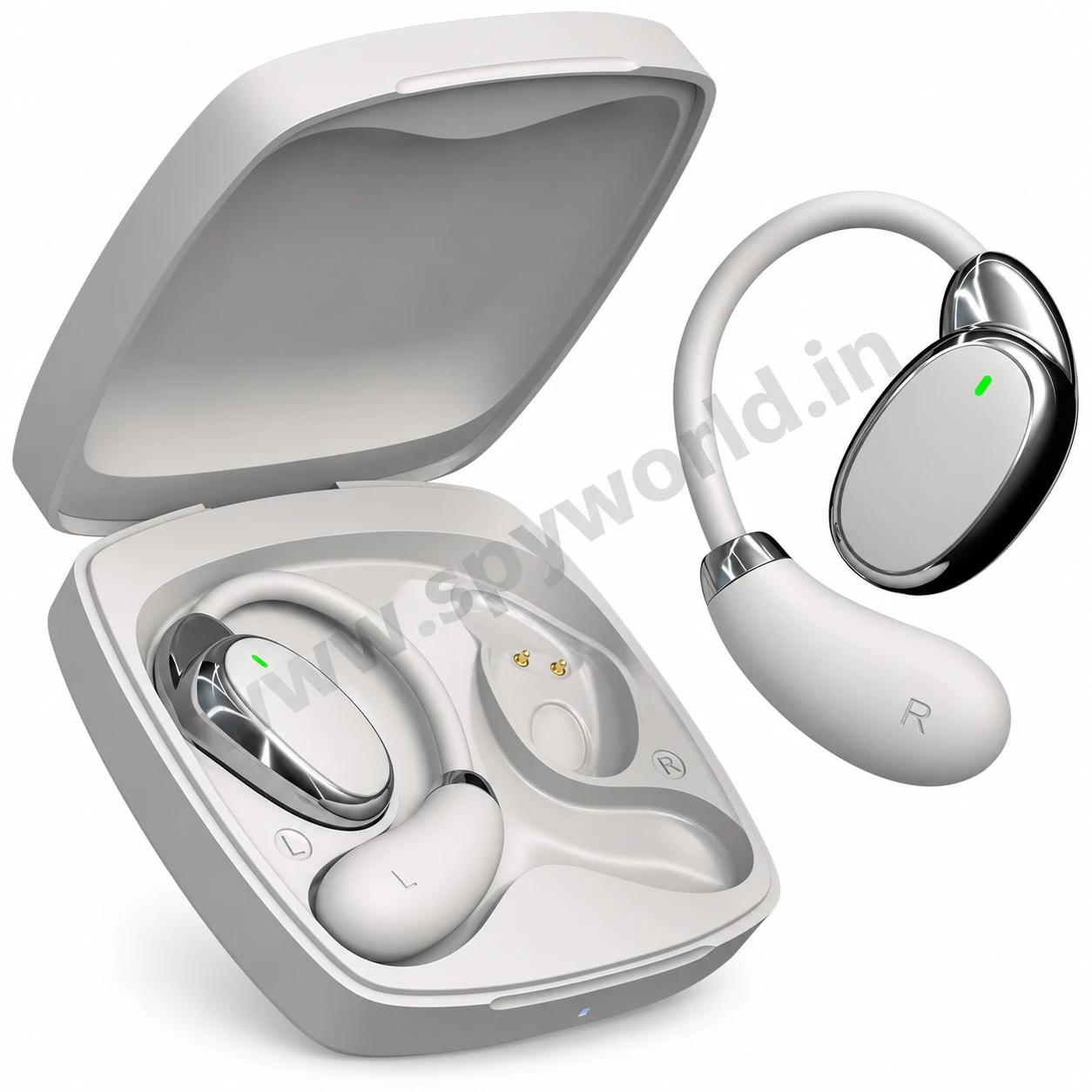 Custom Branded Wireless Earbuds Live Audio Monitoring with GPS Tracker, Earbuds GSM BUG Audio Transmitter