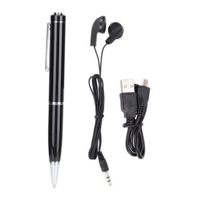 Spy Pen Digital Voice Recorder, Mini Voice Recorder with Sensitive Noise Recording Mode, Voice Activated Audio Recording, 36 Hours Long Battery Backup Spy Pen Recorder Perfect for Meetings, Classes, Interview, Speech