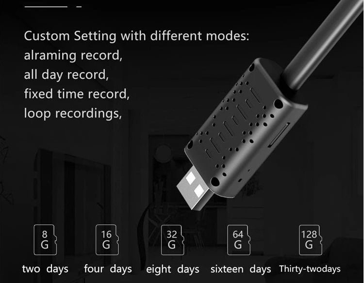 hidden wifi camera module