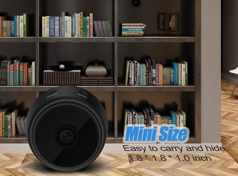 round shape spy camera night vision