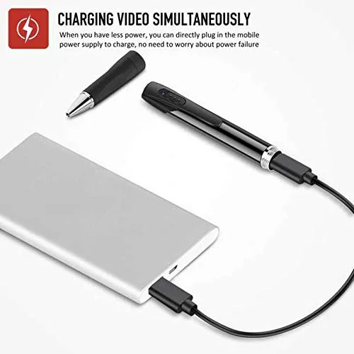 1080P HD Hidden Pen Camera Spy Audio Video Recorder, Up to 90 mint Battery - Image 9