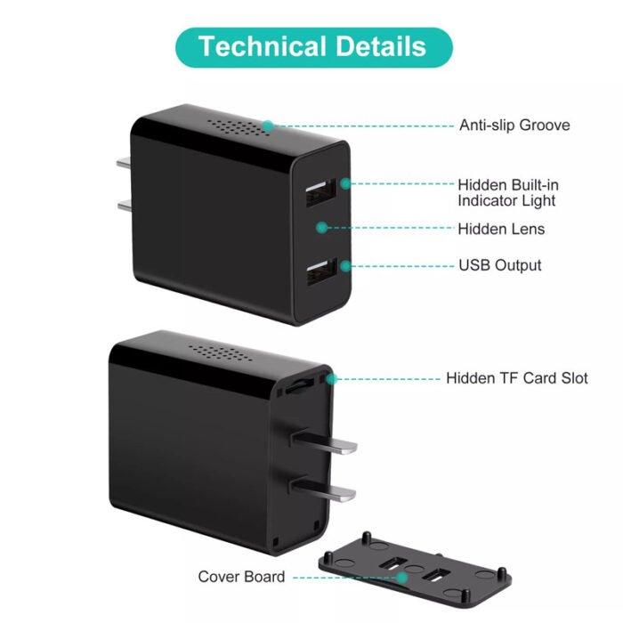 usb charger spy camera