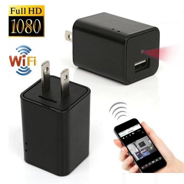wifi charger spy hidden camera
