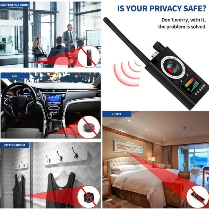 Anti-Spy Bug Detector RF Finder Hidden Camera Hunter- K18 Advance - Image 10