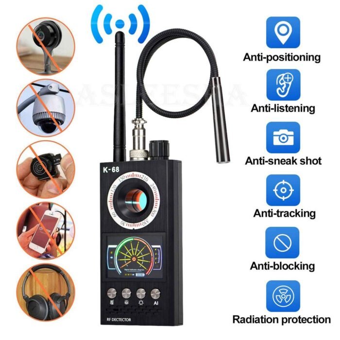 Anti Spy Wireless Signal Detector RF Bug Finder Camera Hunter - Image 5