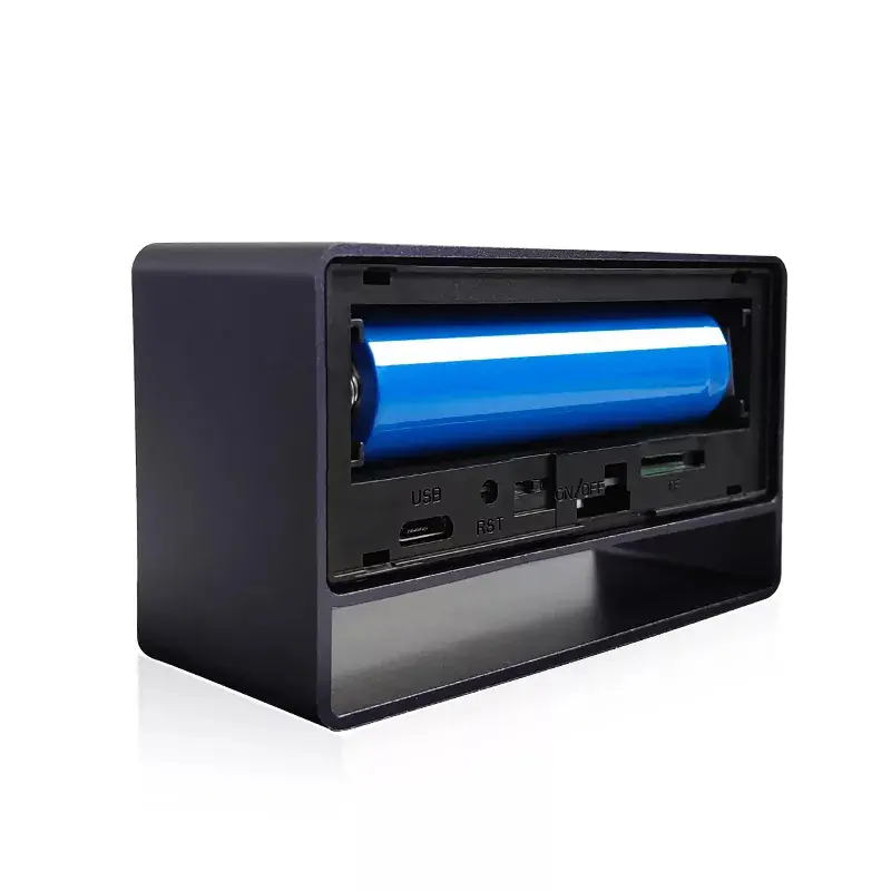 spy table clock camera