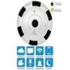 Fisheye 360 Degree Panoramic Wireless WiFi IP CCTV Security Camera - Image 3