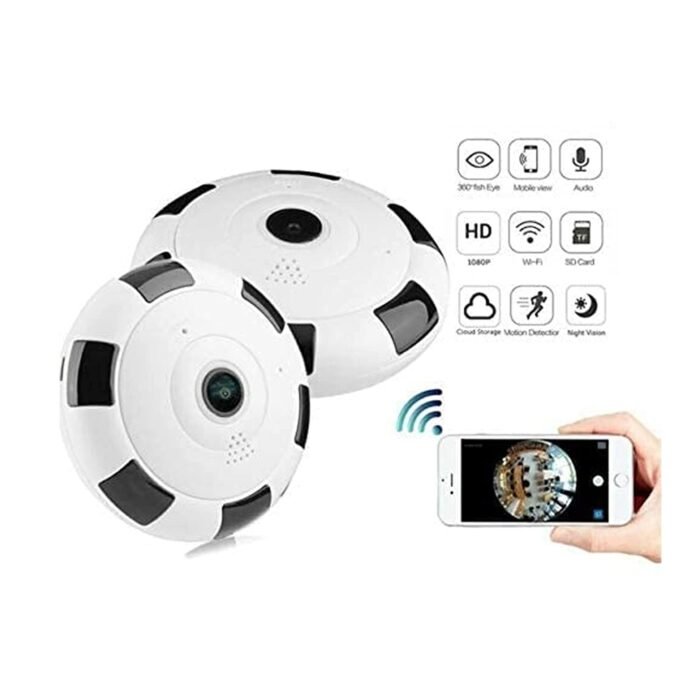 Fisheye 360 Degree Panoramic Wireless WiFi IP CCTV Security Camera - Image 6