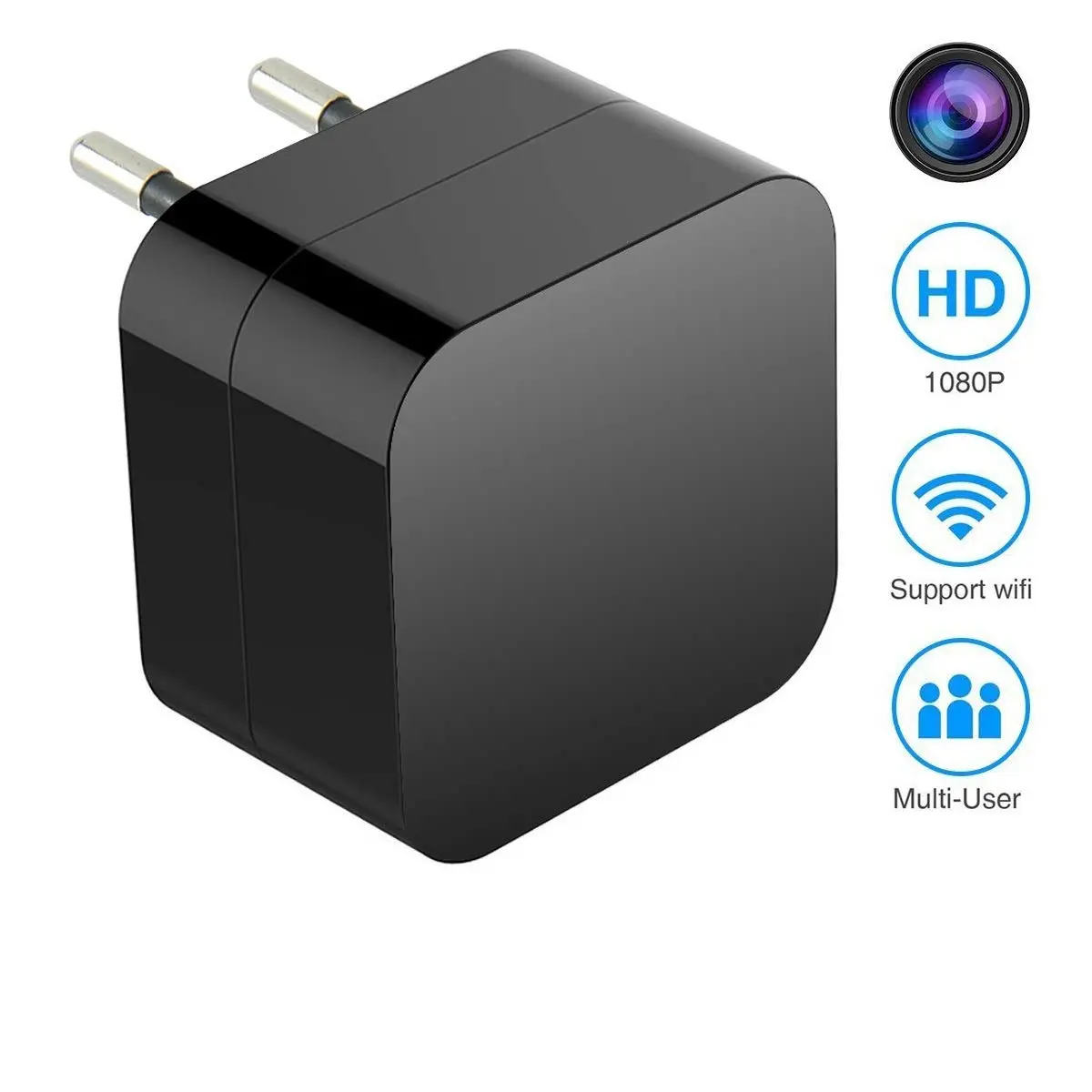 wireless spy camera charger