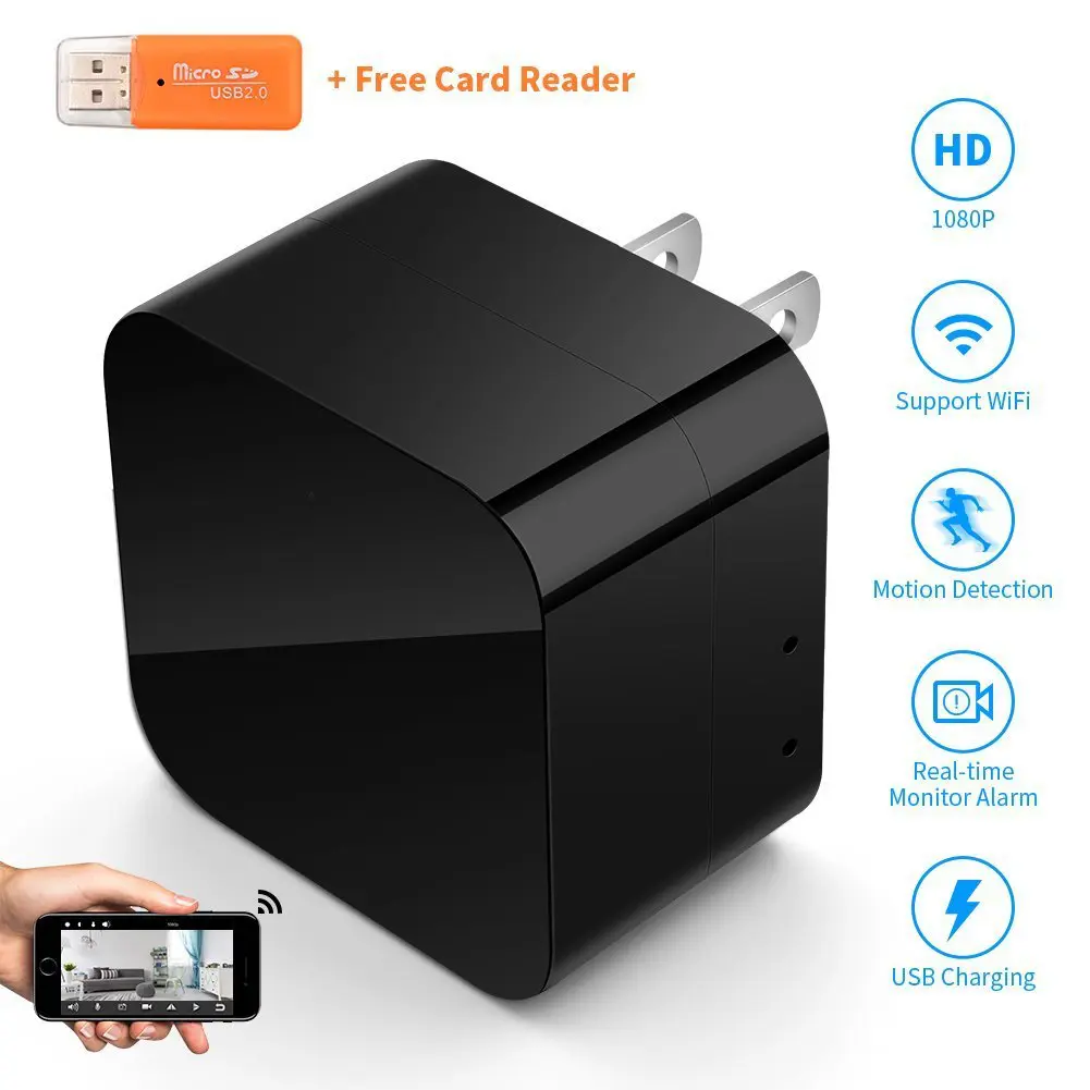 spy usb charger camera