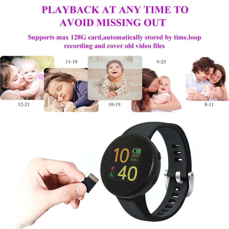 1080P HD Mini DV WiFi Smart Watch Spy Camera Spy World