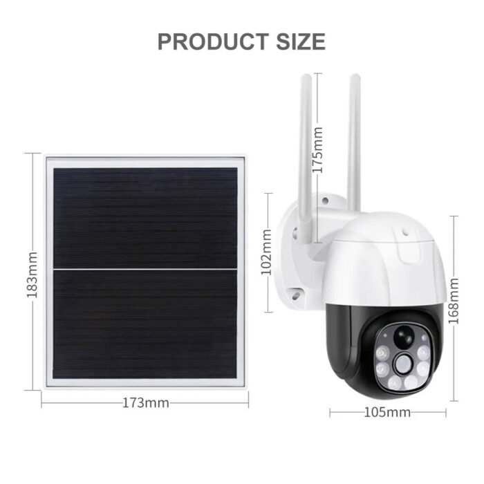PTZ 3MP Solar Powered 4G Security Camera - Image 3