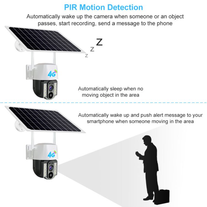 Night Vision 2MP 4G Solar Powered Security Camera - Image 9