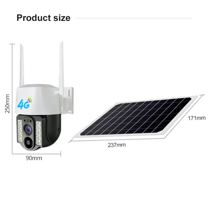 Night Vision 2MP 4G Solar Powered Security Camera - Image 7