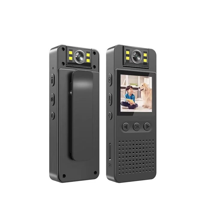 1080P HD Body Worn Night Vision with Playback Display Camera,  4 Hours Battery Backup - Image 3