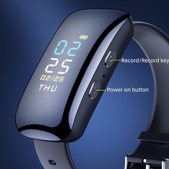 HD Mini Spy Camera Smart Watch Audio Video Recorder, Wristband Sport Watch Hidden Camera Home Security Surveillance Camcorder, Inbuilt 8 GB memory