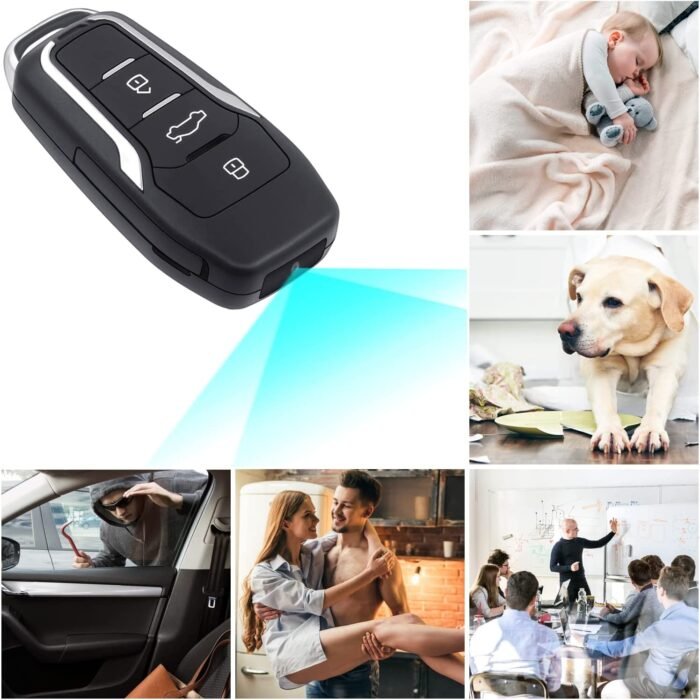 1080P Spy Camera Hidden Camera Car Key, Mini hidden camera car key camera with motion detection, 150 Minutes Battery Life, Best Surveillance & Security Hidden Camera - Image 3