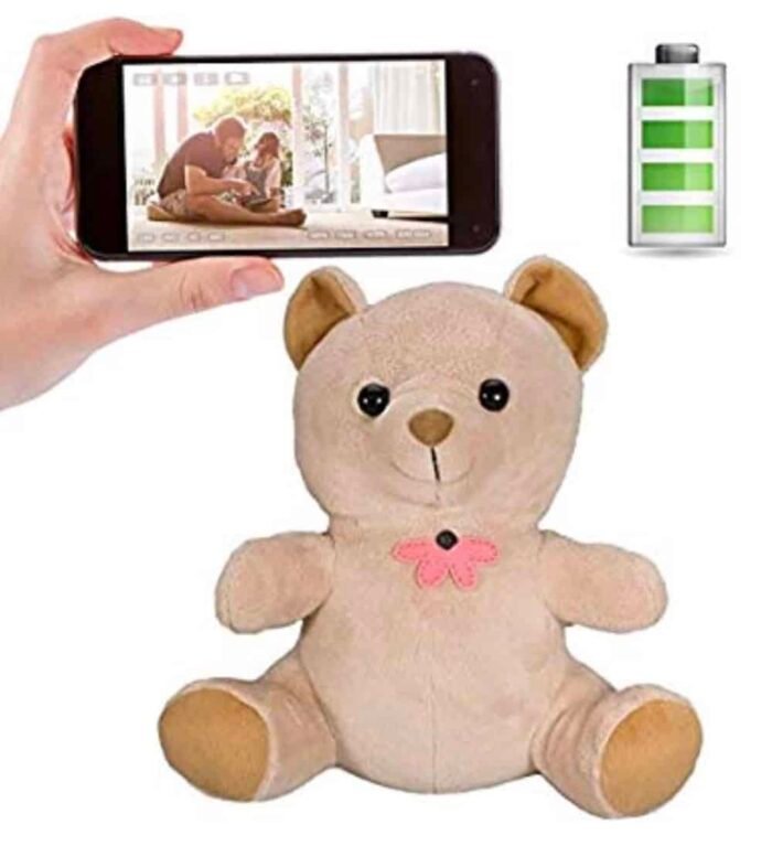WIFI Teddy Bear Wireless Hidden Spy Camera, Long Battery Backup upto 24 Hours Spy Camera Teddy Bear, Teddy Bear Live Streaming Spy Camera - Image 5