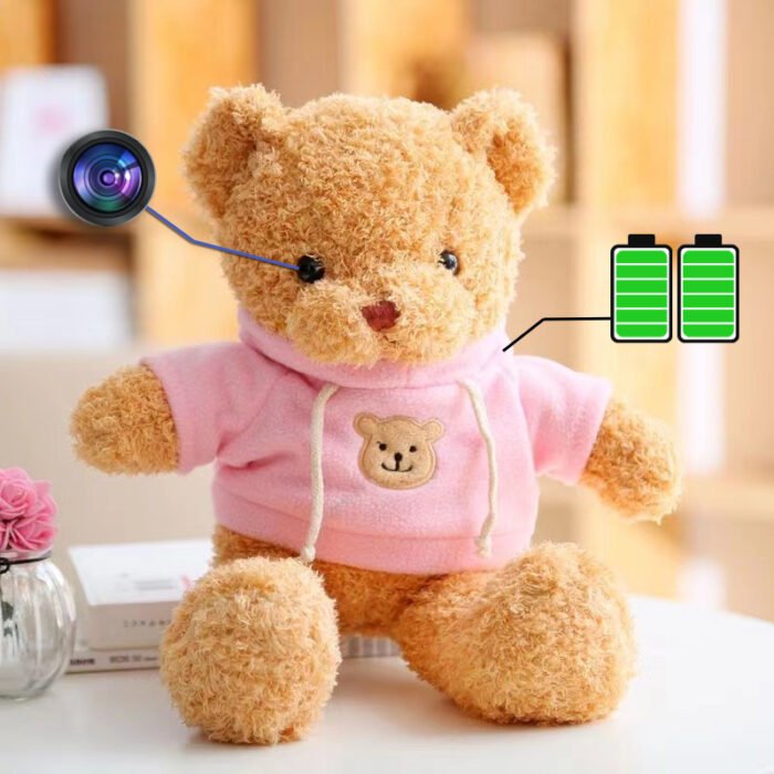 WIFI Teddy Bear Wireless Hidden Spy Camera, Long Battery Backup upto 24 Hours Spy Camera Teddy Bear, Teddy Bear Live Streaming Spy Camera - Image 8